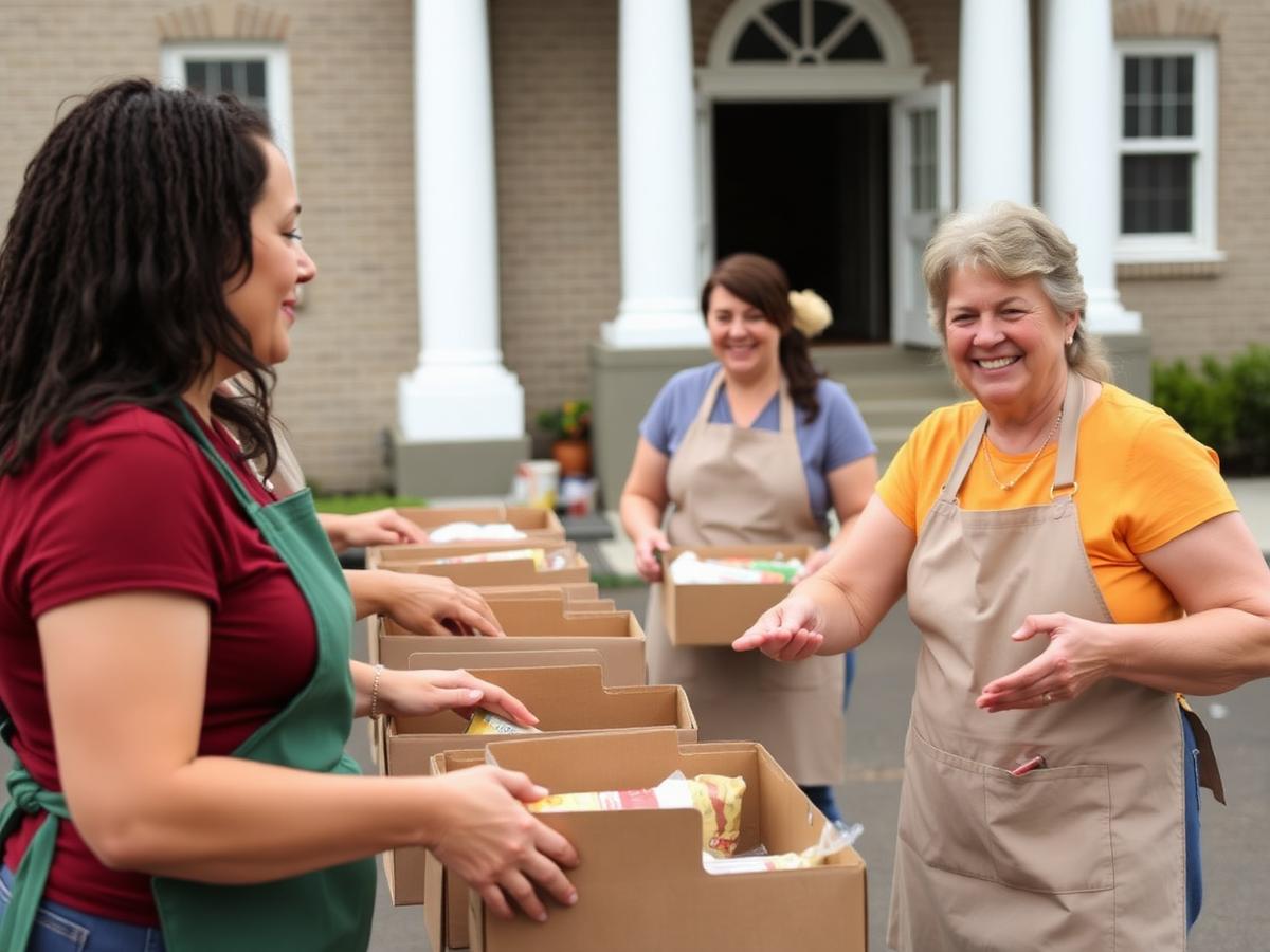 Community Food Pantry Distribution at Word of Peace International Ministry
